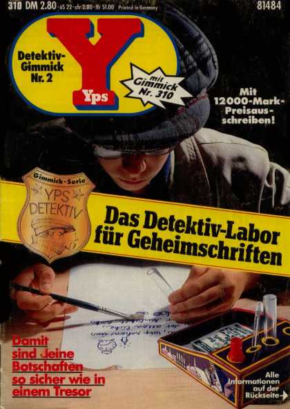 Yps - Das Detektiv-Labor fï¿½r Geheimschriften - Detective - Spy - Written - Experiment - Study