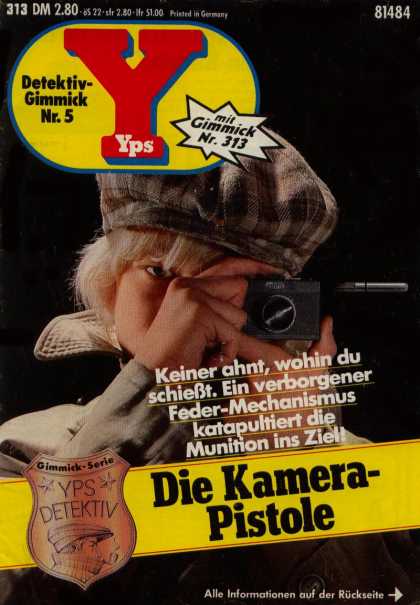Yps - Die Kamera-Pistole - German - Gimmick - Detective - Camera - Spy