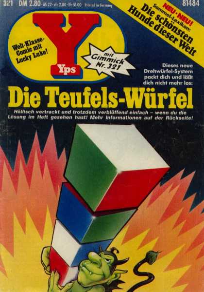 Yps - Die Teufels-Wï¿½rfel - Cubes - Fire - Nr 321 - 81484 - Monster