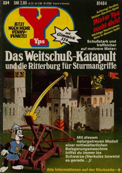 Yps - Das Weitschuï¿½-Katapult und die Ritterburg fï¿½r Sturmangriffe