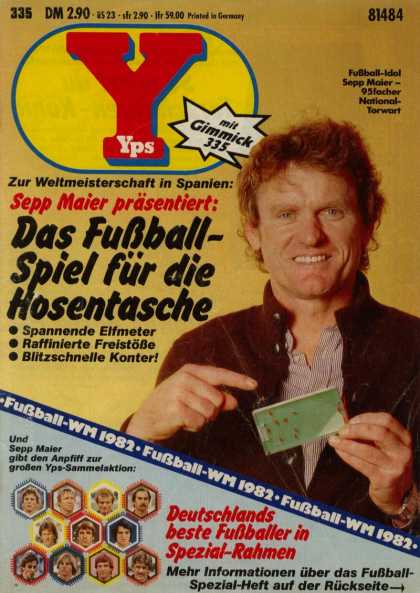 Yps - Das Fuï¿½ball-Spiel fï¿½r die Hosentasche