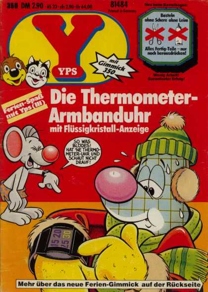 Yps - Die Thermometer-Armbanduhr