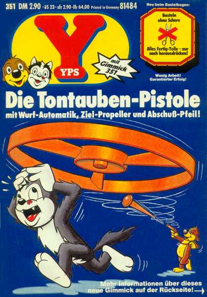 Yps - Die Tontauben-Pistole - Pistole - Cat - Dog - Propeller - Gun