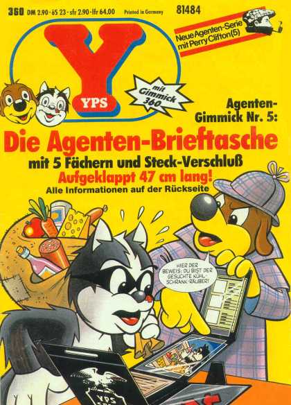 Yps - Die Agenten-Brieftasche - Detective - Dog - Cat - Groceries - Neue Agenten-serie Mit Perry Clifton