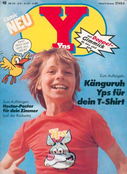 Yps - Kï¿½nguruh Yps fï¿½r dein T-Shirt / Hector-Poster fï¿½r dein Zimmer