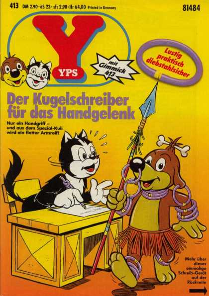 Yps - Der Kugelschreiber fï¿½rs Handgelenk - Cat - Dog - Kugelschreiber - Handgelenk - Diebstahlsicher