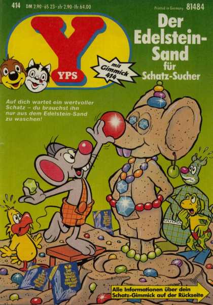 Yps - Der Edelstein-Sand fï¿½r Schatz-Sucher - Embellished Mouse - Trinkets Galour - Animal Surprise - Sand Mouse - A Day At The Beach