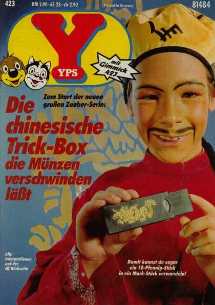 Yps - Die chinesische Trick-Box die Mï¿½nzen verschwinden lï¿½ï¿½t - 81484 - Mit Gimmick 423 - Die Chinesische Trick-box - Dm 290 - Groben Zauber-serie