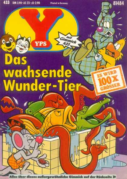 Yps - Das wachsende Wunder-Tier - Mouse - Das Waschende Wunder-tier - Crocodile - Octopuss