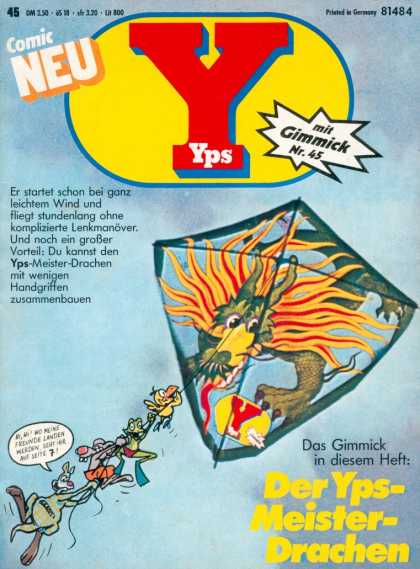 Yps - Der Yps-Meister-Drachen - German - Gimmick - 45 - Kite - Dragon