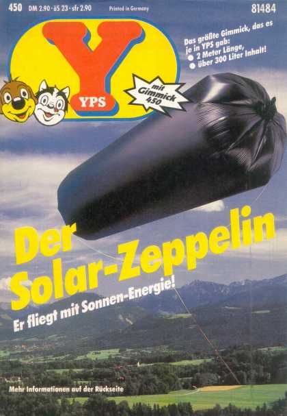 Yps - Der Solar-Zeppelin - Cat - Dog - Gimmick - Trash Bag - Der Solar-zeppelin