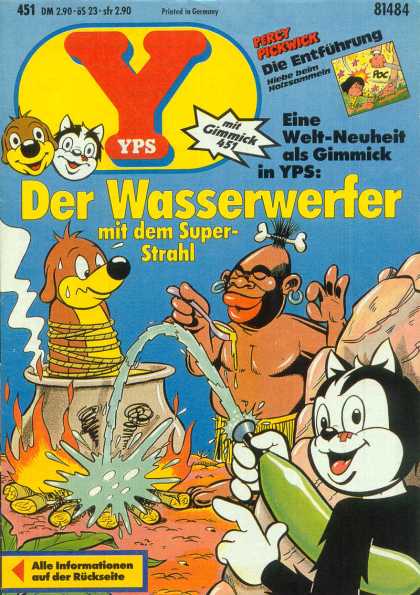 Mit Gimmick 451 - Rope - Percy Pickwick - Die Entfuhrung - Der Wasserwerfer Yps - Der Wasser-Werfer mit dem Super-Strahl - Mit Gimmick 451 - Rope - Percy Pickwick - Die Entfuhrung - Der Wasserwerfer
