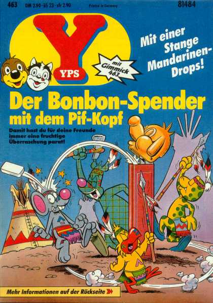 Yps - Der Bonbon-Spender mit dem Pif-Kopf