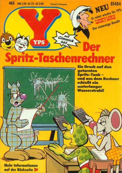 Lucky Luke - Mouse - Kangaroo - Frog - Calculator Yps - Der Spritz-Taschenrechner - Lucky Luke - Mouse - Kangaroo - Frog - Calculator