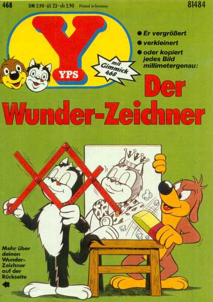 Yps - Der Wunder-Zeichner - Der Wunder-zeichner - Eraser - Dog - Mit Gimmick 468 - Pencil Drawing