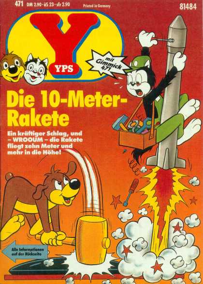 Rocket - Cat - Dog - Animals - Blast Off Yps - Die 10-Meter-Rakete - Rocket - Cat - Dog - Animals - Blast Off