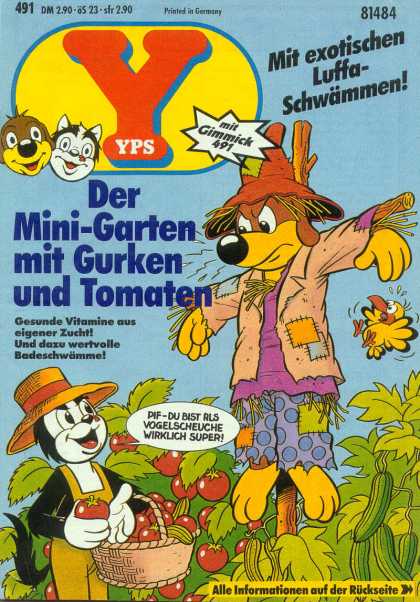 Yps - Der Mini-Garten mit Gurken und Tomaten