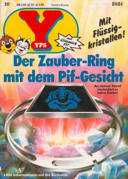 Yps - Der Zauber-Ring mit dem Pif-Gesicht