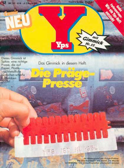 Yps - Die Prï¿½ge-Presse - Red - Hand - Fingers - Materials - Puzzle