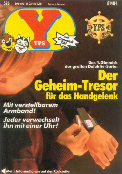 Yps - Der Geheim-Tresor fï¿½r das Handgelenk - Badge - German - Secret Safe - Sweater - Wrist