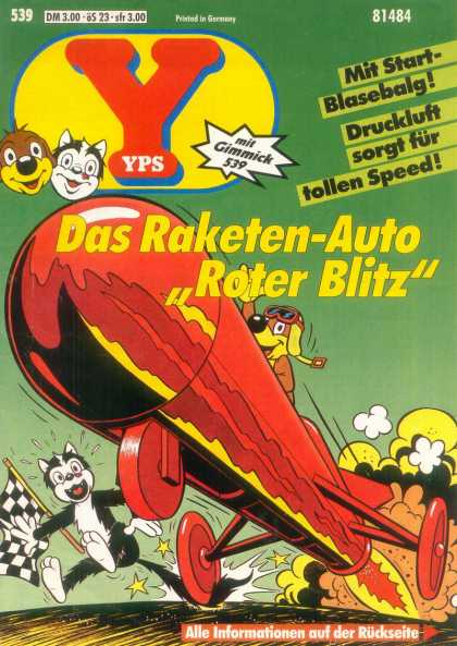 Yps - Das Raketen-Auto "Roter Blitz"