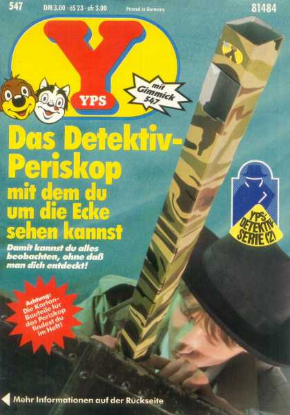 Yps - Das Detektiv-Periskop, mit dem du um die Ecke sehen kannst - Mit Gimmick 547 - Das Detektiv Periskop - Dm 300 - 81484 - Mehr Informationenout Der Ruckseite