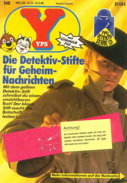 Yps - Die Detektiv-Stifte fï¿½r Geheim-Nachrichten