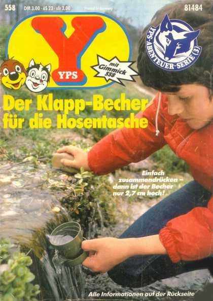 Yps - Der Klapp-Becher fï¿½r die Hosentasche - Cat - Dog - Gimmick - Der Klapp-becher - Water