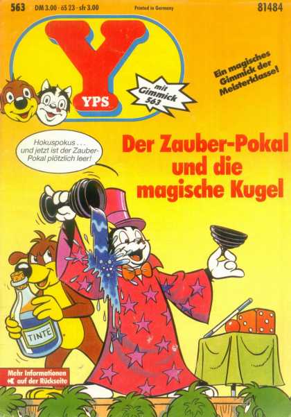 Yps - Der Zauber-Pokal und die magische Kugel - Cat - Dog - Liquid - Bottle - Cork