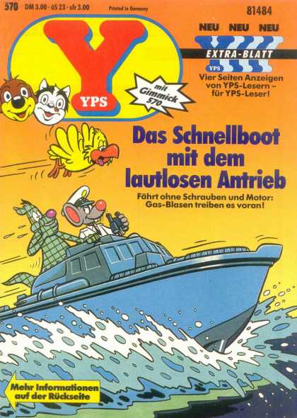 Yps - Das Schnellboot mit dem lautlosen Antrieb