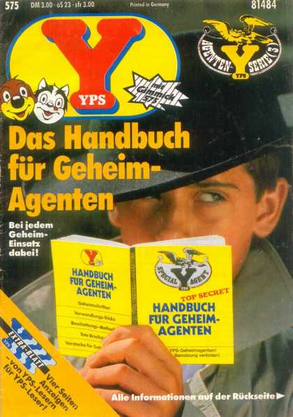 Yps - Das Handbuch fï¿½r Geheim-Agenten - German - Das Handbuch - Bei Jedem Gehim-einsatz Dabei - Cat - Dog