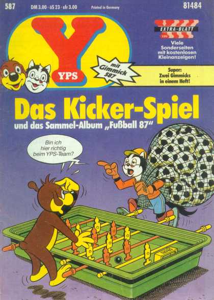 Yps - Das Kicker-Spiel - Bag - Ball - Game - Hat - Shoes