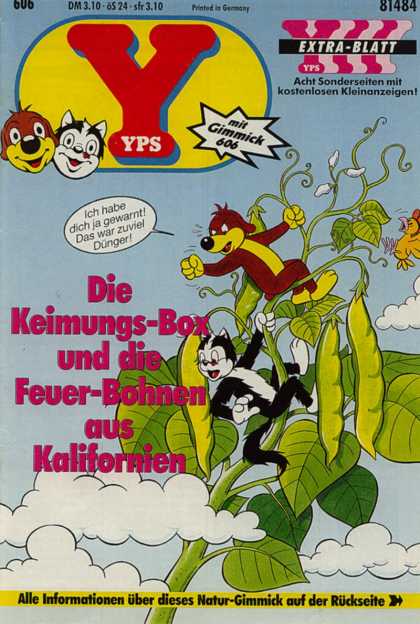 Yps - Die Keimungs-Box und die Feuer-Bohnen aus Kalifornien