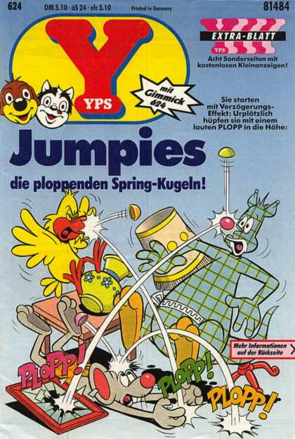 Yps - Jumpies die ploppenden Spring-Kugeln! - Extra-blatt - Plopp Plopp - Chicken - Mouse - Kangaroo