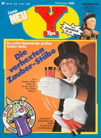 Yps - Die verhexten Zauber-Stï¿½be - Magician - Hat - Wands - Rabbit - White Gloves