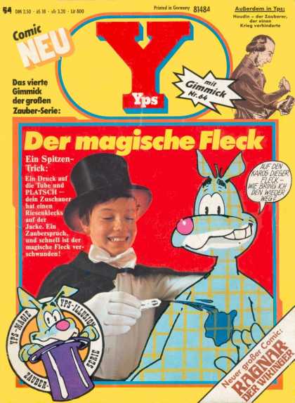 Yps - Der magische Fleck - Deutsch Magazine - Fun Mag - German Trick Fun - Youth For German - Disappearing Ink Series