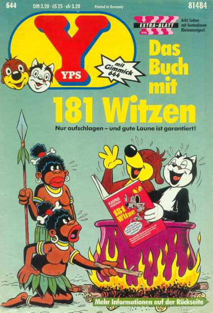 Yps - Das Buch mit 181 Witzen - 181 Witzen - Dog - Cats - Tribe - Boil