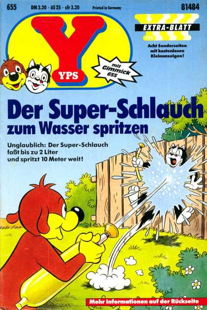 Yps - Der Super-Schlauch zum Wasser spritzen