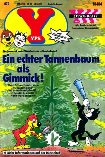 Yps - Ein echter Tannenbaum als Gimmick!