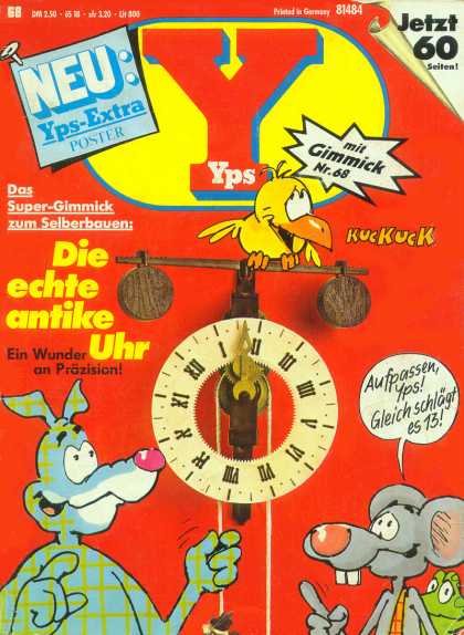 Yps - Die echte antike Uhr - Gimmick - Clock - Kuckuck - Poster - Jetzt