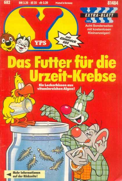 Yps - Das Futter fï¿½r die Urzeit-Krebse - Fish Bones - Mouse - Bird - Kangaroo - Water