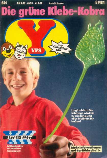 Yps - Die grï¿½ne Klebe-Kobra - Blonde - Green Stick - Little Boy - Left Hand - Green Stick Leaf