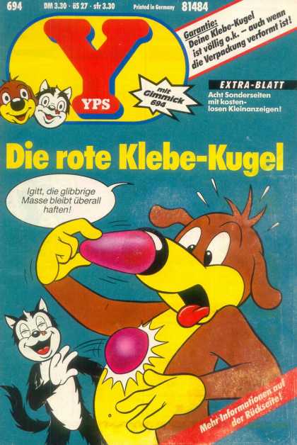 Yps - Die rote Klebe-Kugel