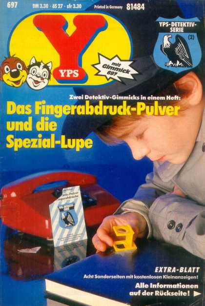 Yps - Das Fingerabdruck-Pulver und die Spezial-Lupe - 697 - Dm330 - 81484 - Mit Gimmick697 - Pulver U0026 Die Spezial-lupe