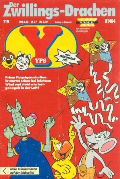 Yps - Der Zwillings-Drachen - Zwillings-drachen - Issue 719 - Foreign Comics - Kite - Animals