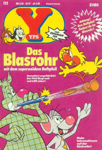 Yps - Das Blasrohr mit dem superweichen Haftpfeil