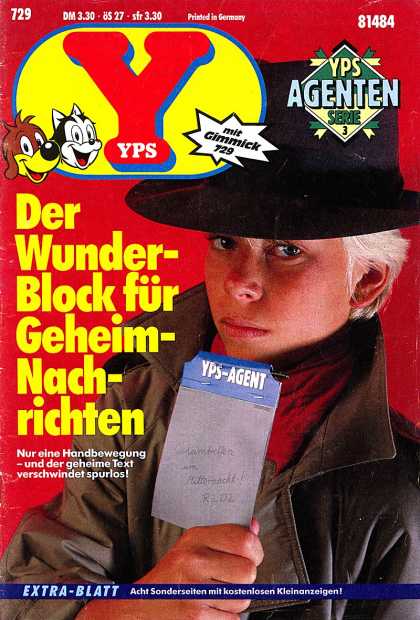 Yps - Der Wunder-Block fï¿½r Geheimagenten