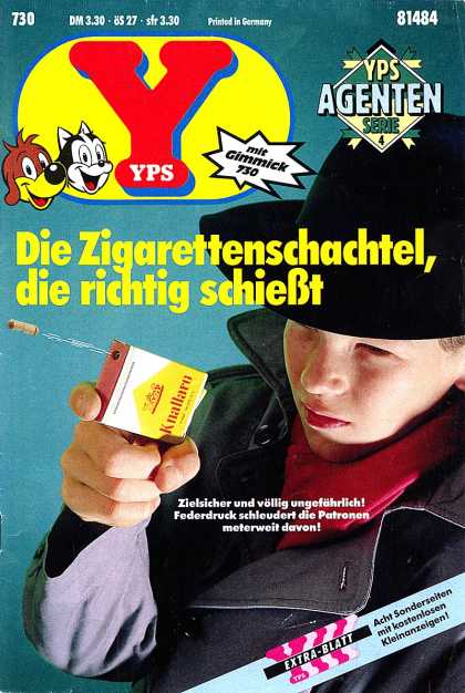 Yps - Die Zigarettenschachtel, die richtig schieï¿½t