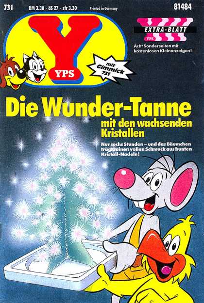 Yps - Die Wunder-Tanne - Mit Gimmick 731 - Extra-blatt - Die Wunder-tanne - X-mas Tree - Printed In Germany