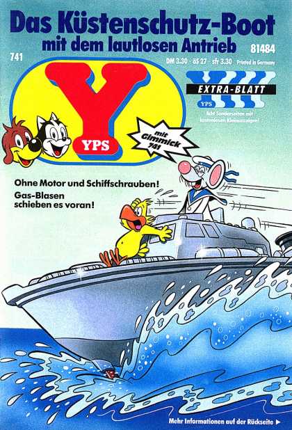 Yps - Das Kï¿½stenschutz-Boot mit dem lautlosen Antrieb - Cat - Woman - Bird - Mouse - Car